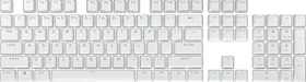 Corsair Pro Keycap Mod Kit, Kunststoff (PBT) Double-Shot, weiß, 105 Tasten, ISO-DE