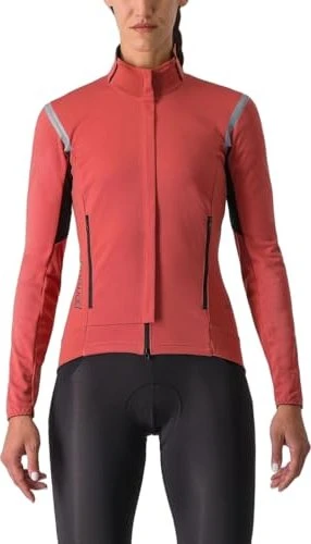 Castelli Perfetto RoS 2 Fahrradjacke mineral red/silver reflex (Damen)