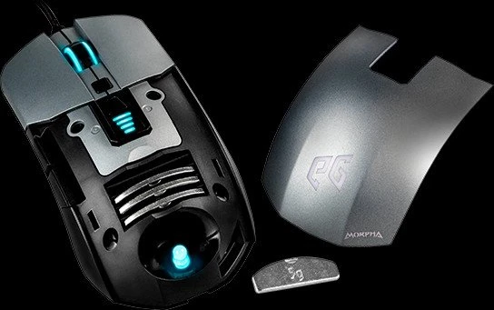 GeIL EpicGear Morpha Gaming Mouse gunmetal/schwarz, USB