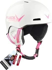 Black Crevice Stubai Helm weiß/pink (Junior)