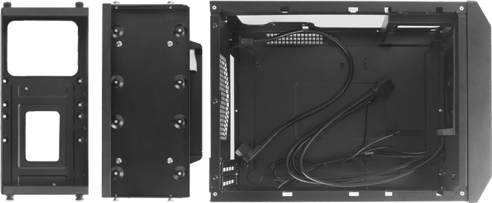 Chieftec Mesh Pro Cube Mini CN-01B, schwarz, Mini-ITX