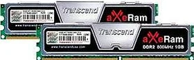 Transcend aXeRAM UDIMM 2GB Kit, DDR2-800, CL4-4-4-12