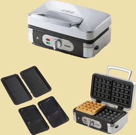 Domo DO9136C 3in1 Sandwichgrill inkl. Waffelplatten