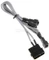 BitFenix Molex auf 3-Pin Adapter, sleeved, 20cm, silber Vorschaubild