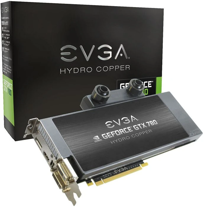 EVGA GeForce GTX 780 Hydro Copper, 3GB GDDR5, 2x DVI, HDMI, DP