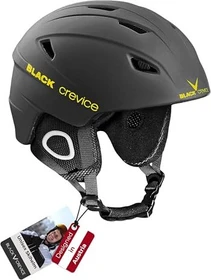 Black Crevice Kitzbühel Helm schwarz/gelb