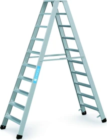 Zarges Z500 Alu 2-tlg. Stehleiter, 2x 10 Stufen