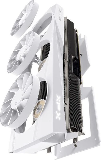 XFX Quicksilver Radeon RX 9070 XT White Magnetic Air Edition, 16GB GDDR6, HDMI, 3x DP