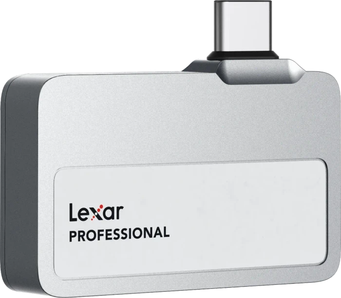 Lexar Professional Go Portable SSD (SL400), silber, 2TB, USB-C 3.2