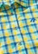 Maier Sports Philina Hemd kurzarm blue yellow check (Damen) Vorschaubild