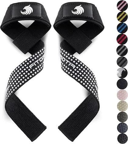 Fitgriff Standard gepolstert silicone Zughilfe schwarz/weiß