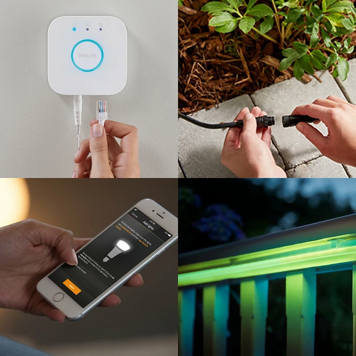 Philips Hue White and Color Ambiance Outdoor LED Lightstrip 2m