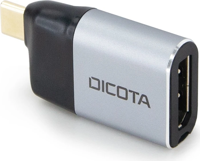 Dicota USB-C zu DisplayPort Mini-Adapter mit PD, DP Alt Mode, 8K, USB-C 3.0 [Stecker]