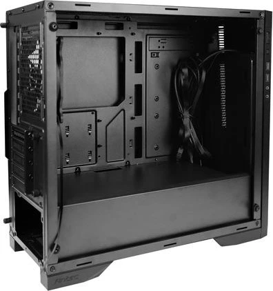 Antec P6 schwarz, Glasfenster