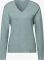 Street One Kuscheliger V-Neck Pullover nile blue mel. (Damen) Vorschaubild
