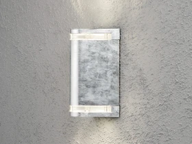 Konstsmide Modena GU10 35W 13cm Wandleuchte 2-flammig silber