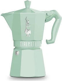 Bialetti Exclusive Moka Express 6 Tassen Espressokanne grün