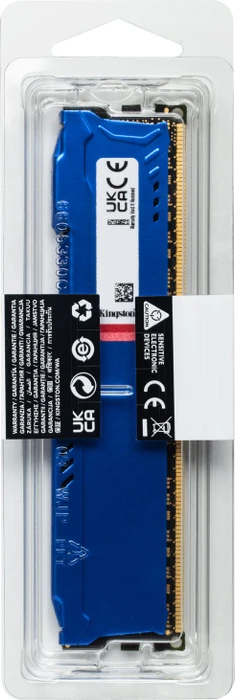 Kingston FURY Beast blau UDIMM 4GB, DDR3-1600, CL10-10-10, 1RX8
