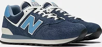 New Balance 574 navy/light blue