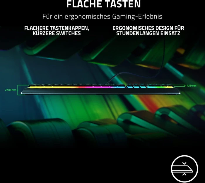 Razer Ornata V3, 10 RGB Zonen, USB, DE