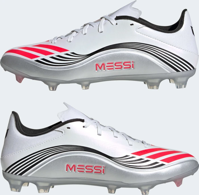 adidas F50 League Messi FG/MG cloud white/lucid red/silver metallic