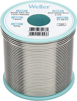 Weller WSW SAC M1 Lötzinn 1.6mm, 500g