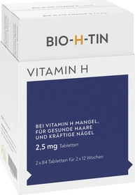 BIO-H-TIN Vitamin H 2.5mg Tabletten, 168 Stück (2x 84 Stück)