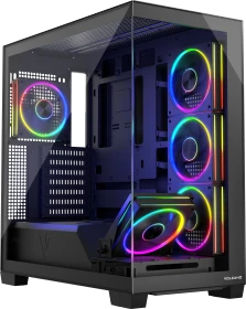Modecom Volcano Stellar ARGB 5F Black, Glasfenster (AT-STELLAR-5F-ARGB-10)