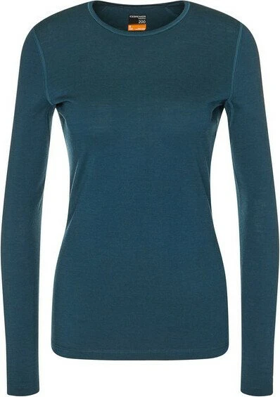Icebreaker Merino 200 Oasis Crewe Funktionsshirt langarm nightfall (Damen)