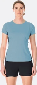 Rab Sonic Ultra Funktionsshirt kurzarm citadel/tempest blue (Damen)