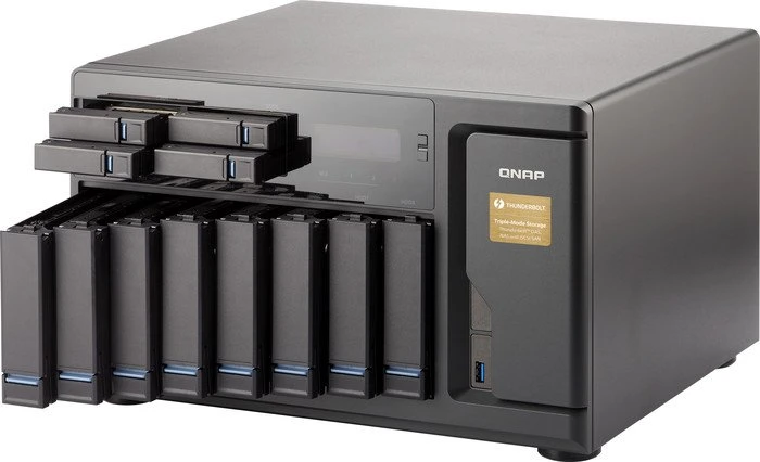 QNAP TVS-1282T-i7-32G, 32GB RAM, 2x RJ-45 10GBase-T, 4x RJ-45 1000Base-T