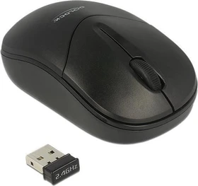 DeLOCK Mini Maus schwarz, USB (12494)