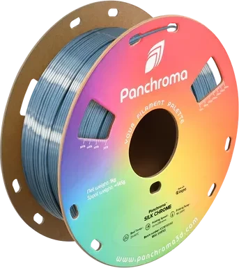 Polymaker Panchroma Silk PLA, chrom, Spule, 1.75mm, 1.00kg