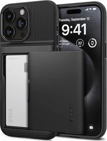 Spigen Slim Armor CS für Apple iPhone 15 Pro Max schwarz