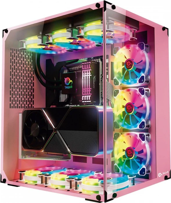 Talius Cronos Orchid RGB, Glasfenster