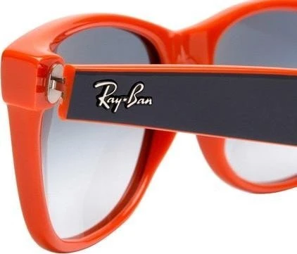 Ray-Ban RB2132 New Wayfarer Color Mix 55mm blau-orange/blau
