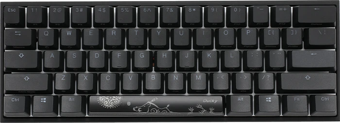 Ducky Mecha Mini PBT, schwarz, MX RGB BROWN, USB, DE
