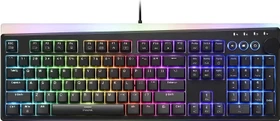 i-Rocks K71M, LEDs RGB, schwarz/weiß, Gateron BROWN, USB, US