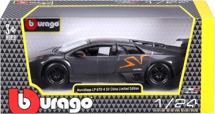 Bburago Lamborhini Murciélago LP670-4 SV schwarz