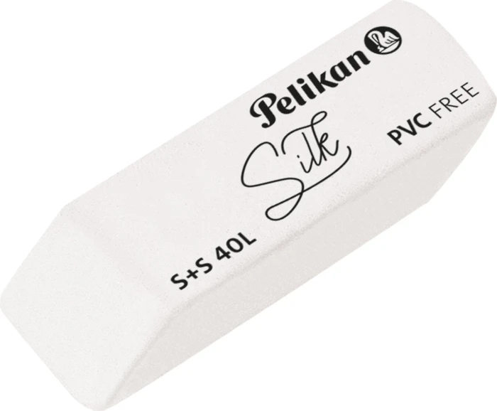 Pelikan Radierer Silk S+S 40L, weiß, 40er-Pack