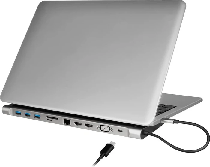 LogiLink USB 3.2 Gen 1 Dockingstation 11-Port, USB-C 3.0 [Stecker]