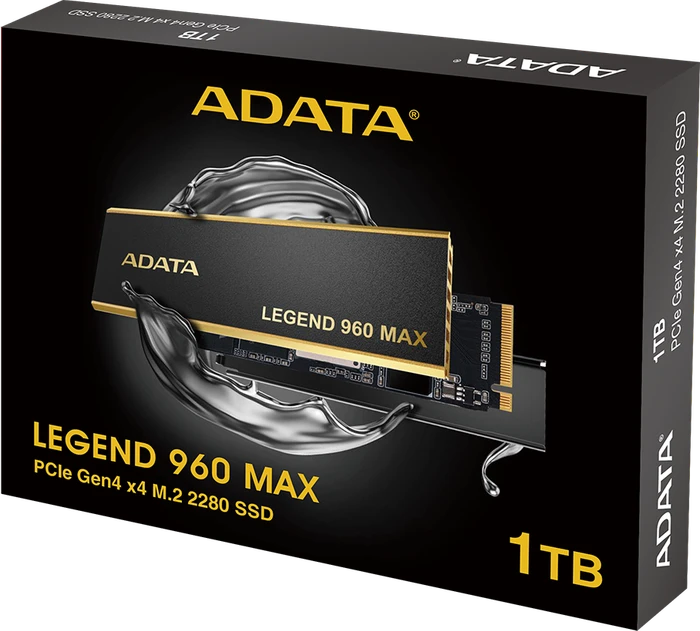 ADATA LEGEND 960 MAX 1TB, M.2 2280 / M-Key / PCIe 4.0 x4, Kühlkörper