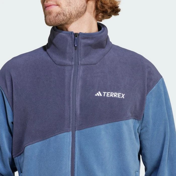 adidas Terrex Multi Fleece Funktionsjacke wonder steel/shadow navy (Herren)