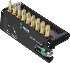 Wera Bit-Check 10 PZ Universal 2 Bitset inkl. Werkzeugbox, 10-tlg.