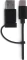 LMP Easy Mouse USB-C schwarz/grau, USB Vorschaubild