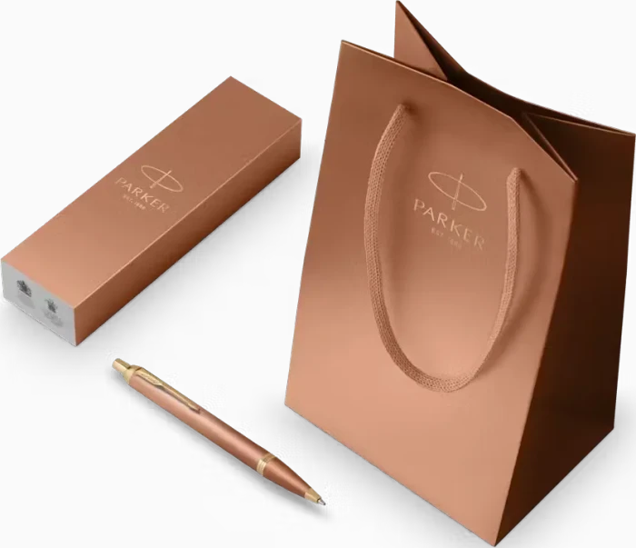 Parker IM Writing Rituals Kugelschreiber orange/gold trim, Geschenkbox