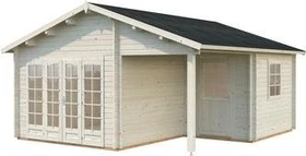 Palmako Irene 27.1m² Gartenhaus transparent tauchgrundiert