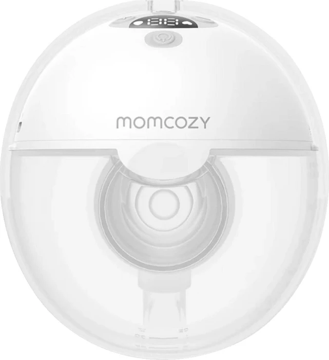 Momcozy M5 All-in-One elektrische Milchpumpe grau