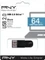 PNY Attaché 4 128GB schwarz, USB-A, USB 2.0 Vorschaubild