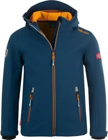 Trollkids Trollfjord Funktionsjacke mystic blue/yellow (Junior)